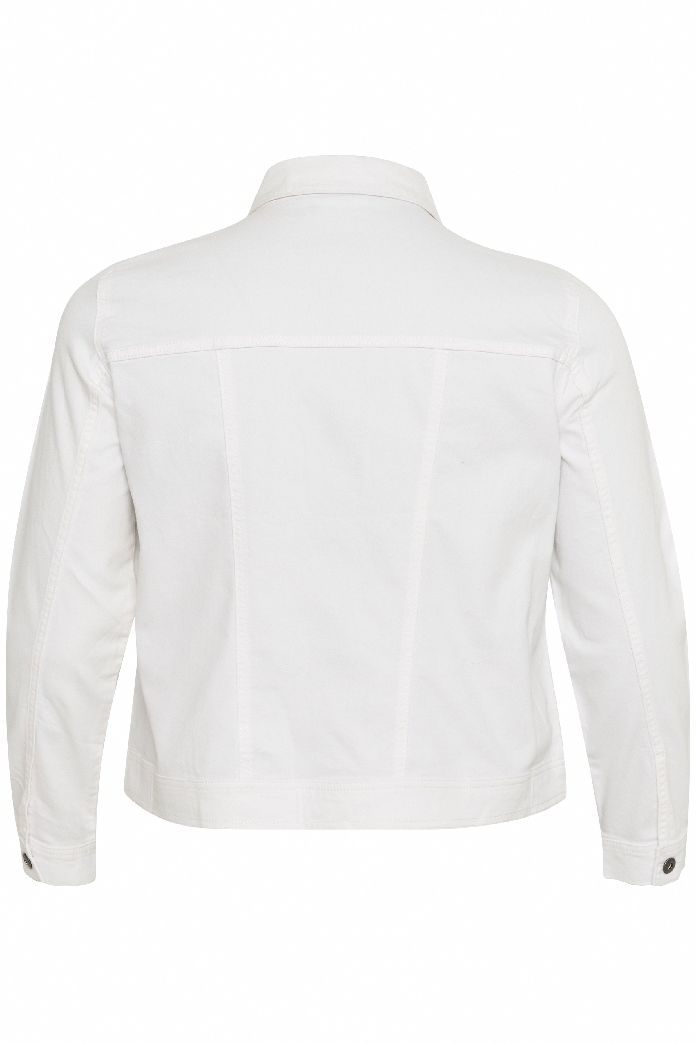 Kaffe Curve White Denim Jacket