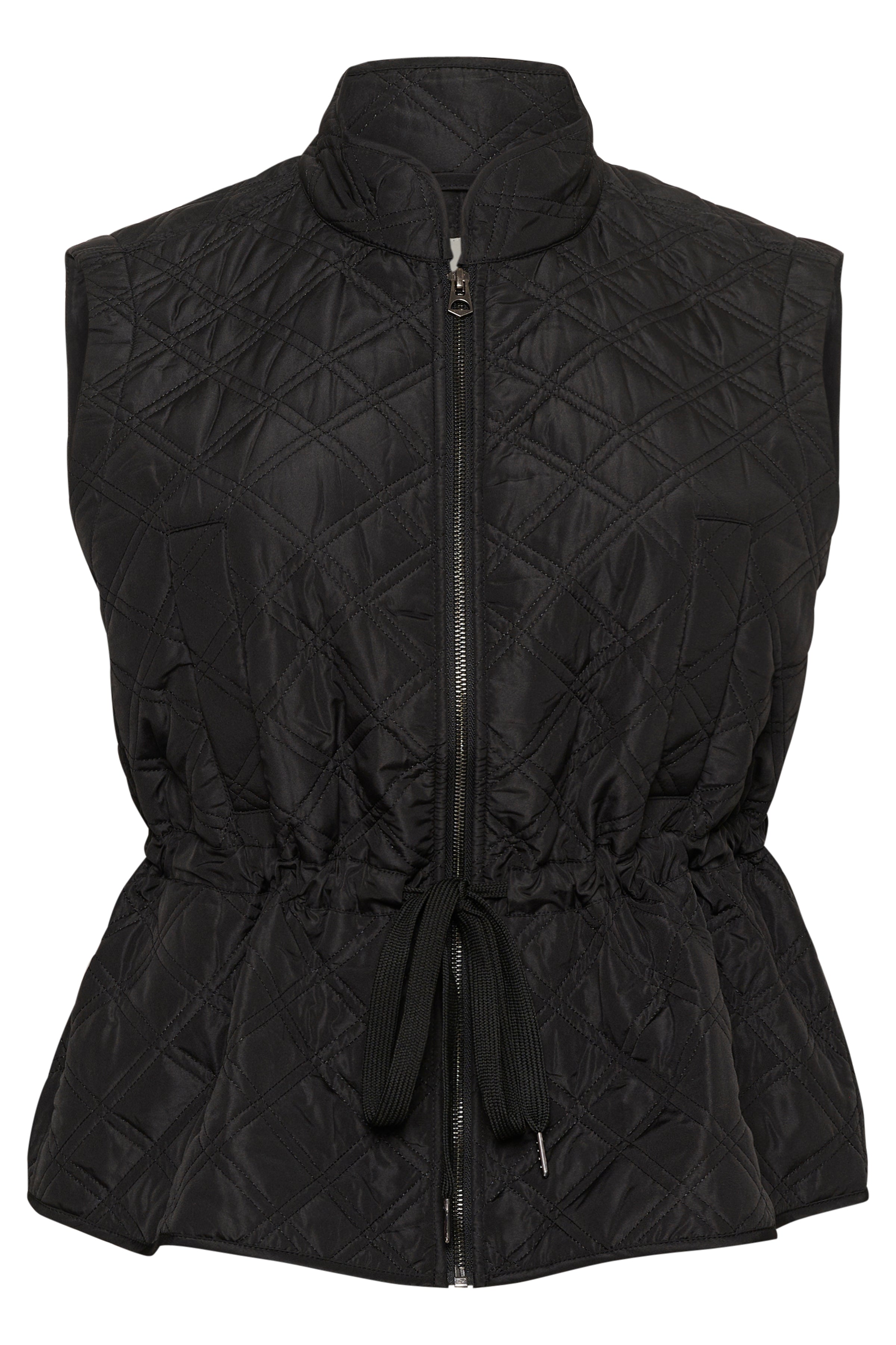 Kaffe Curve Anja Gilet in Black