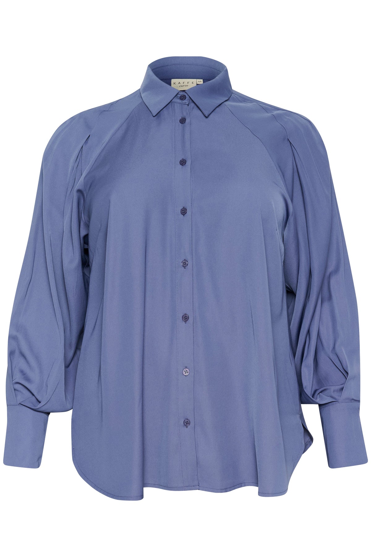 Kaffe Curve Leanna Shirt in Indigo