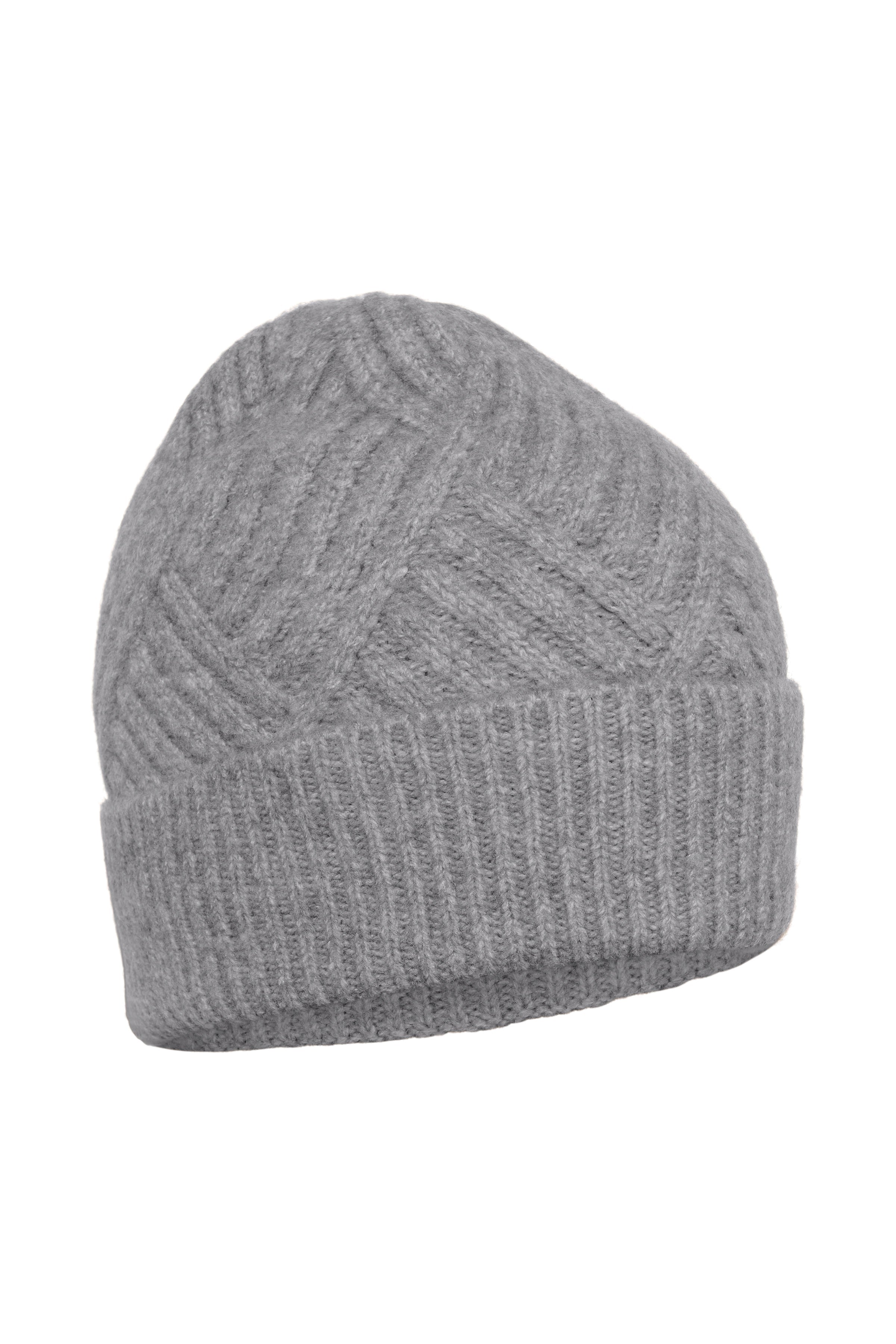 Kaffe Curve Gemma Beanie in Grey