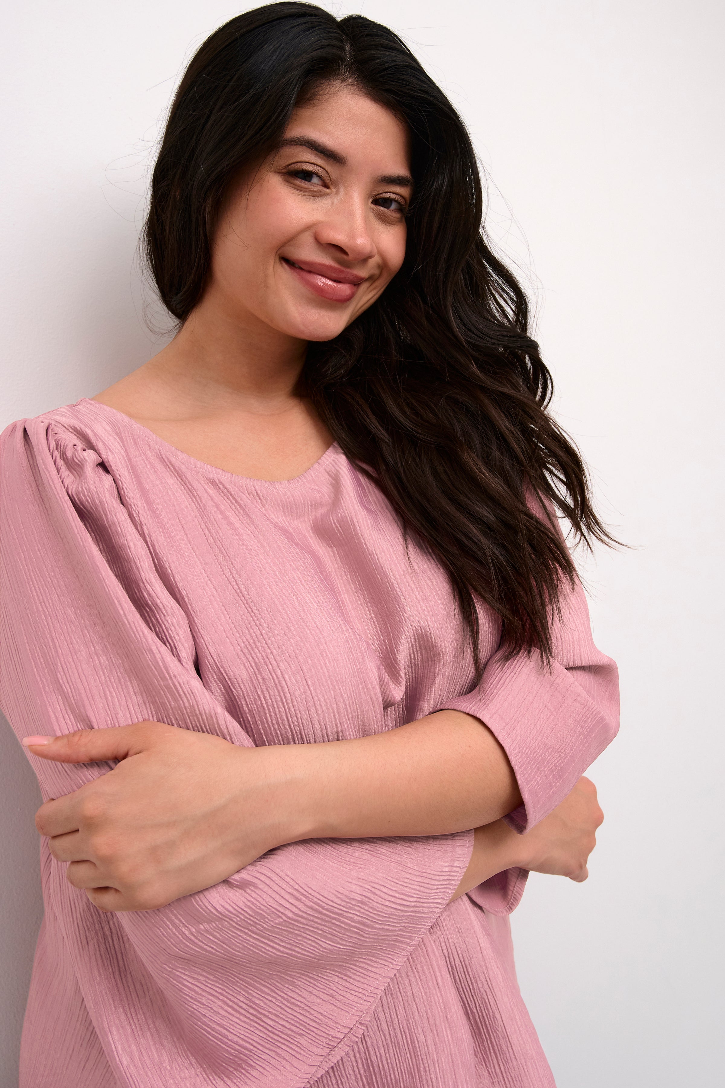 Kaffe Curve Membe Blouse in Pink