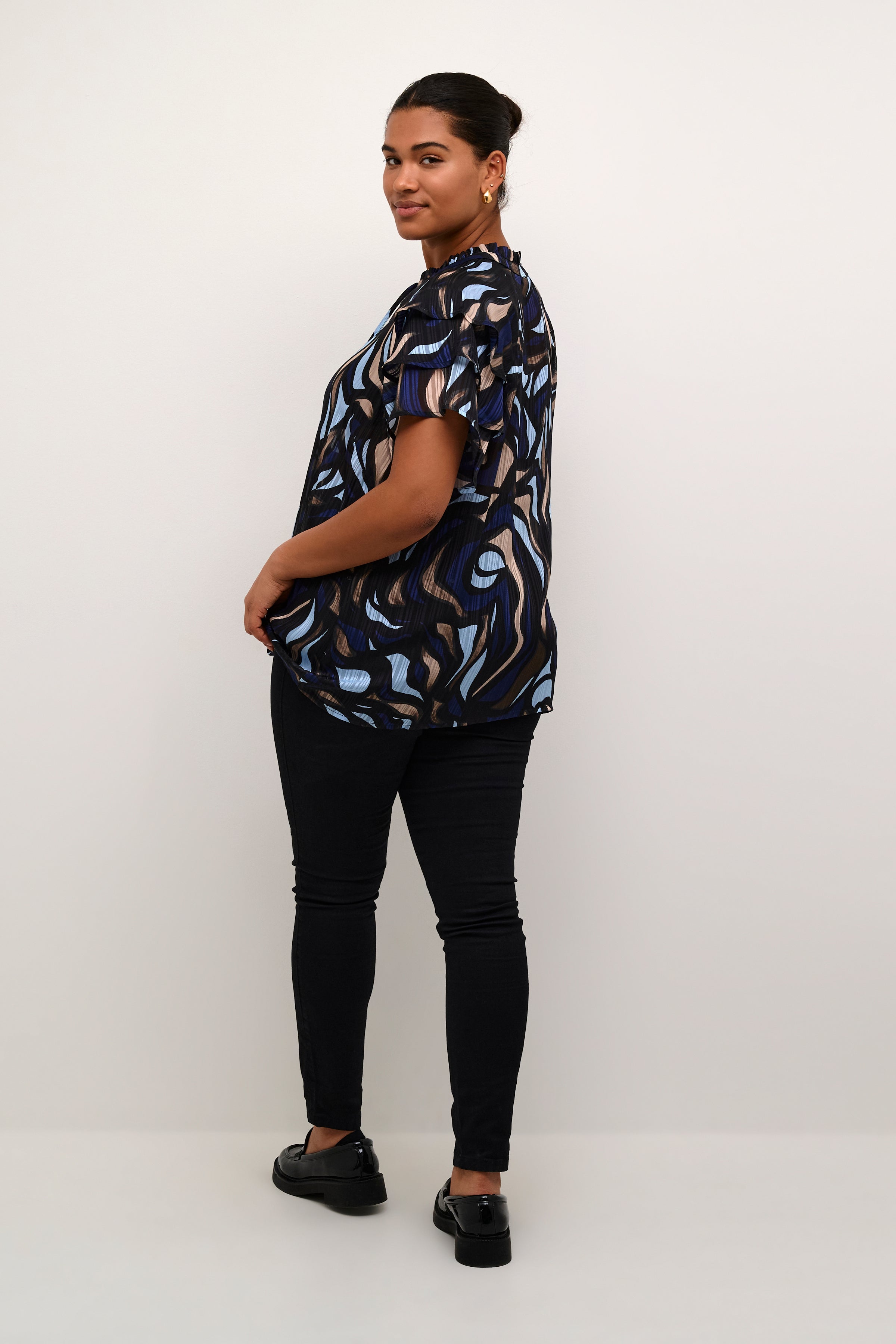 Kaffe Curve Marga Flounce Blouse