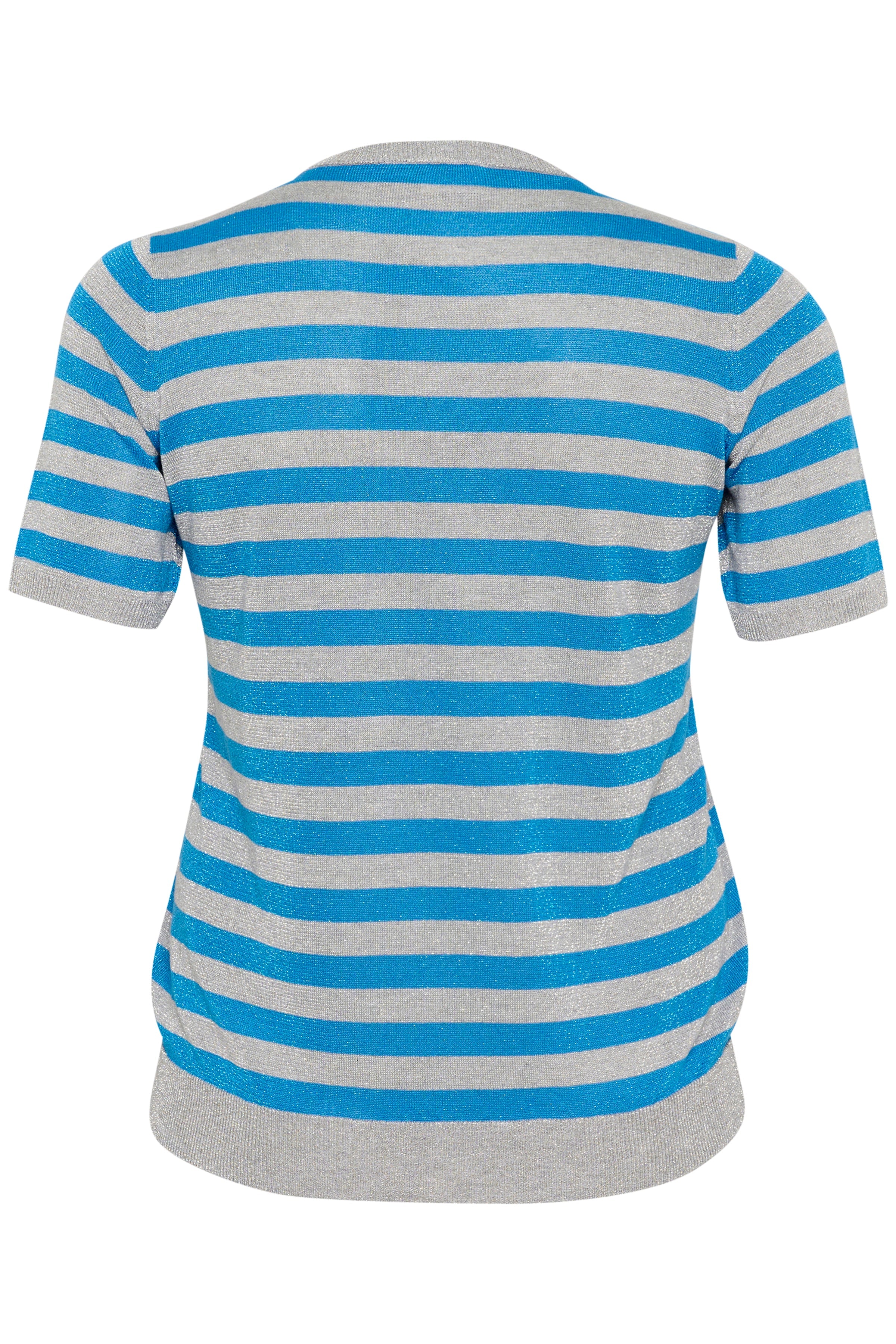 Kaffe Curve Ankia Knit Top in Blue/Grey
