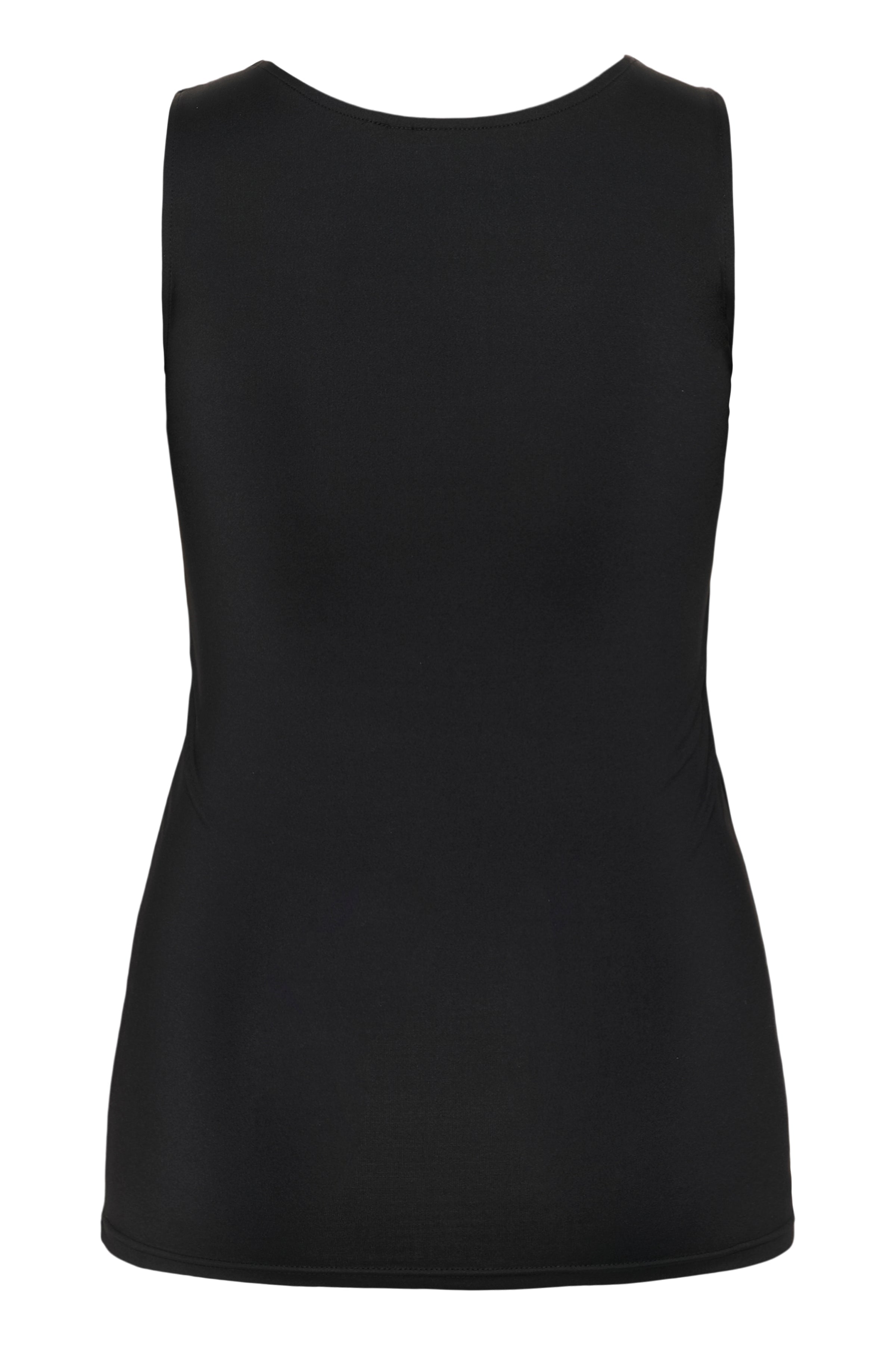 Kaffe Curve Erina Vest Top in Black
