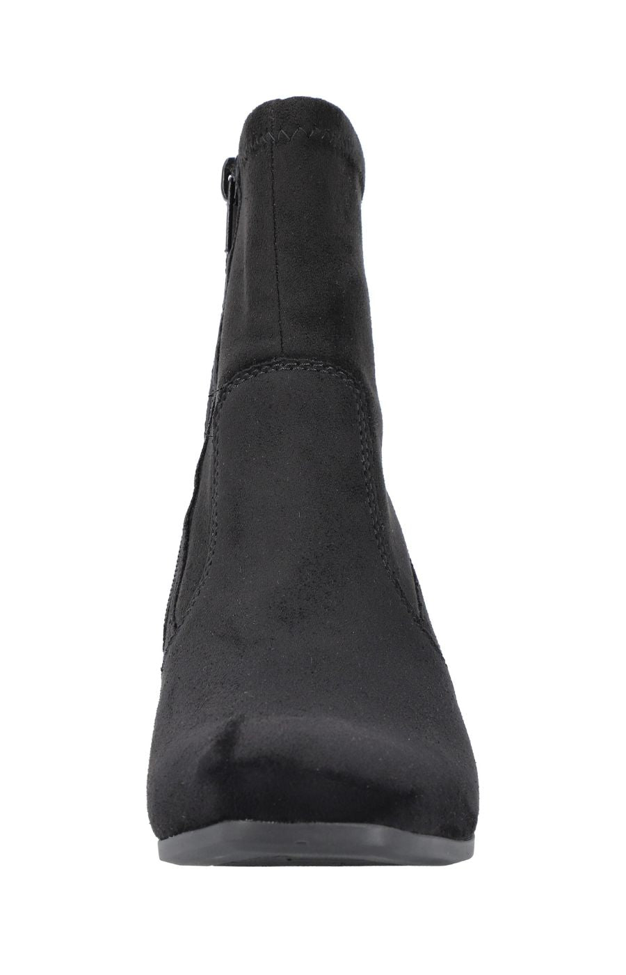 Rieker Block Heel Ankle Boot in Black