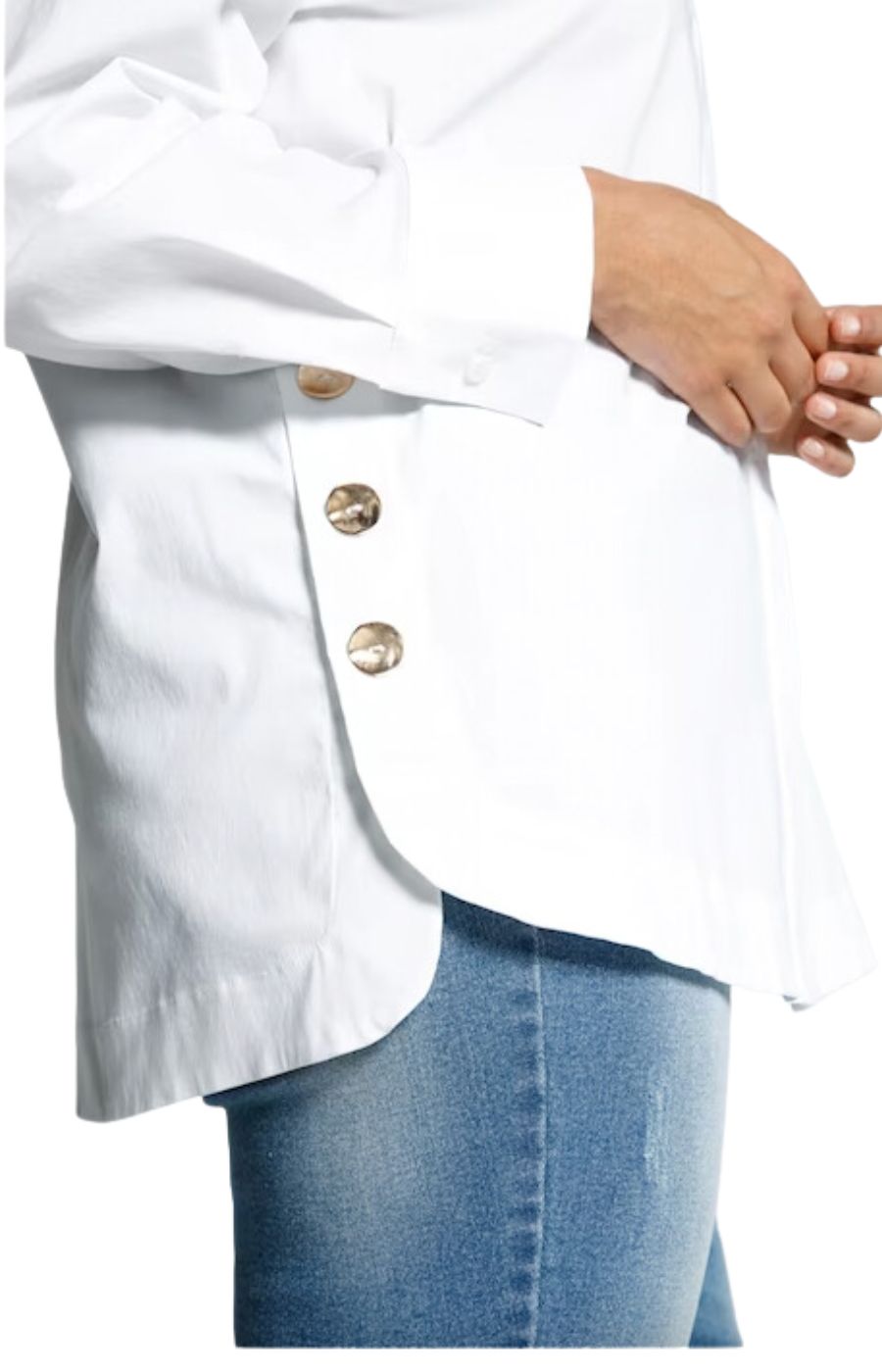 Ulla Popken Button Detail Blouse
