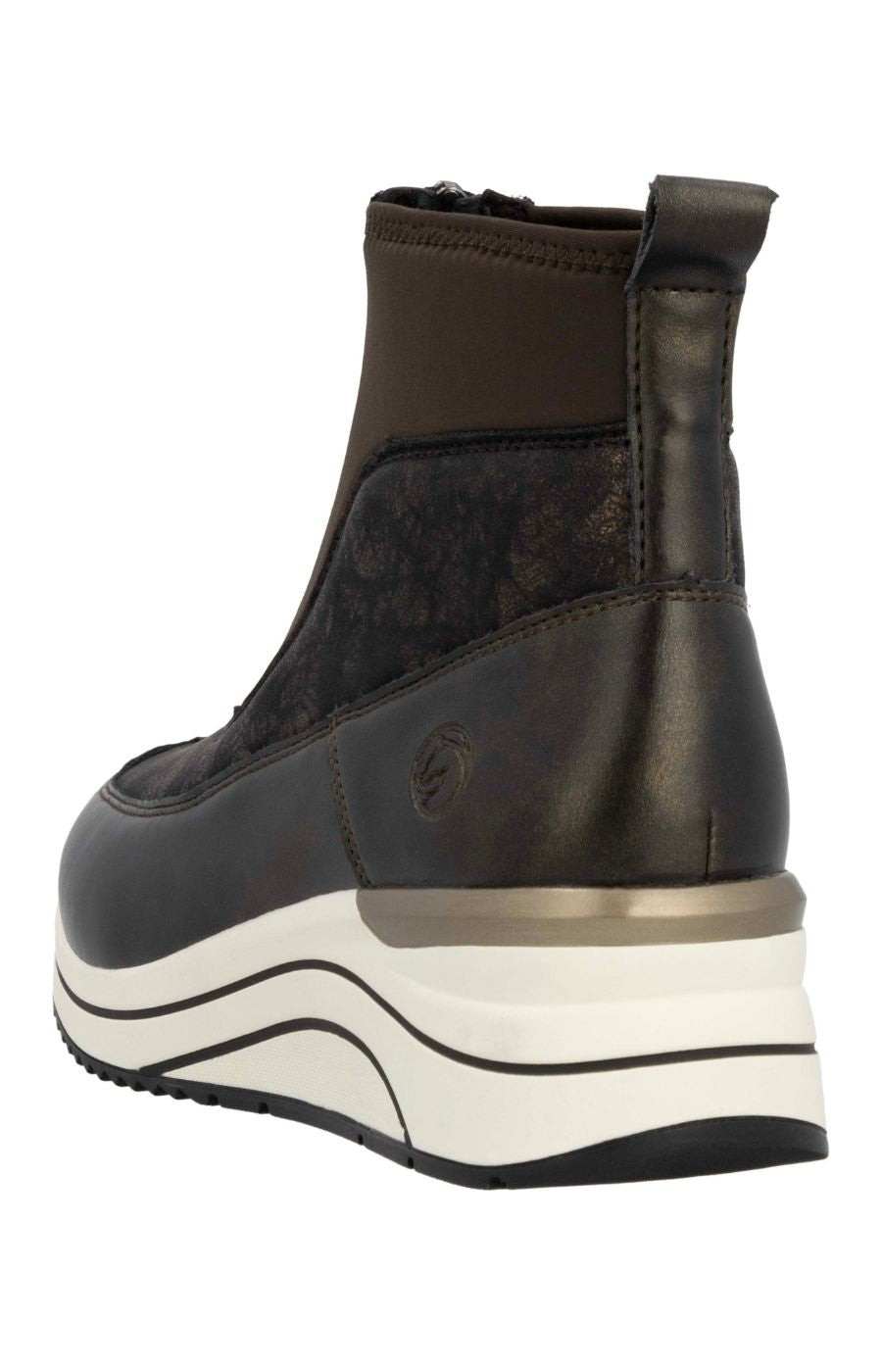 Remonte Brown Wedge Boot
