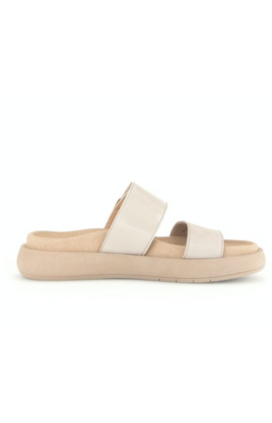 Gabor Slip on Sandal in Beige