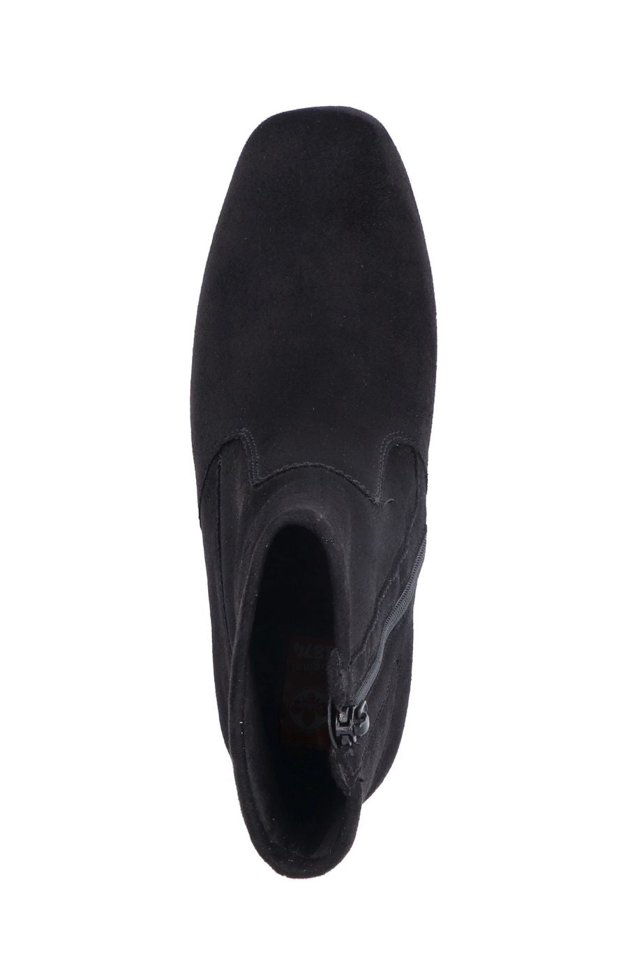 Rieker Block Heel Ankle Boot in Black