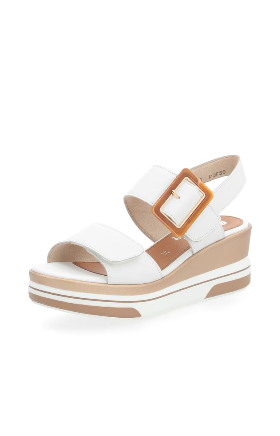 Remonte Wedge Sandal in White