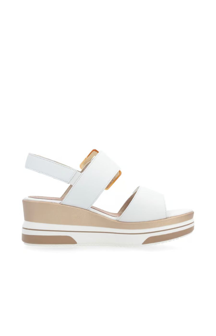 Remonte Wedge Sandal in White