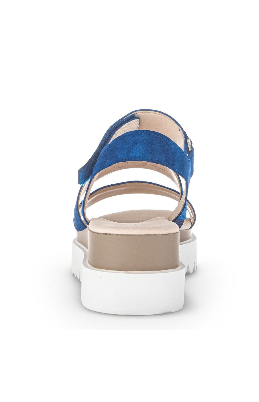 Gabor Platform Sandal in Blue - Wardrobe Plus
