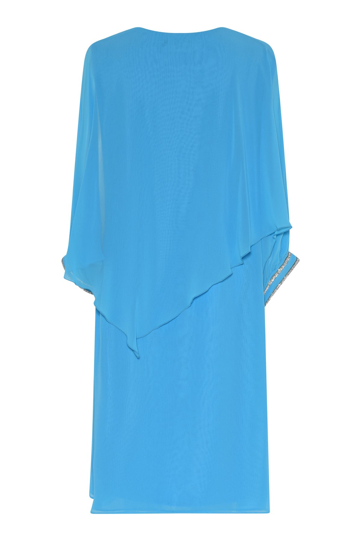 Godske Dress with Diamante Cuffs in Blue
