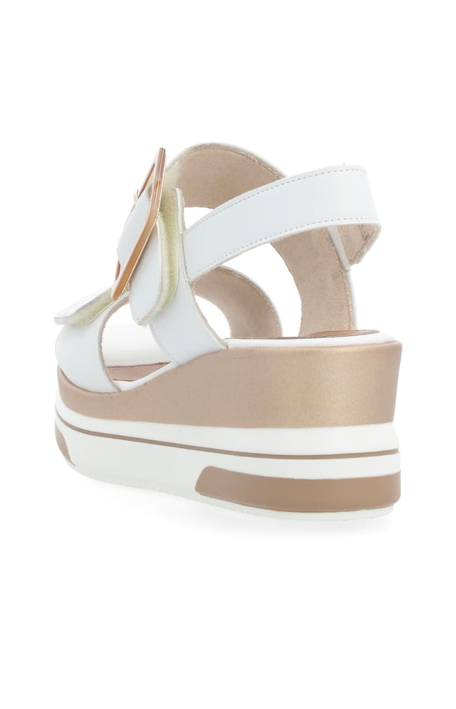 Remonte Wedge Sandal in White