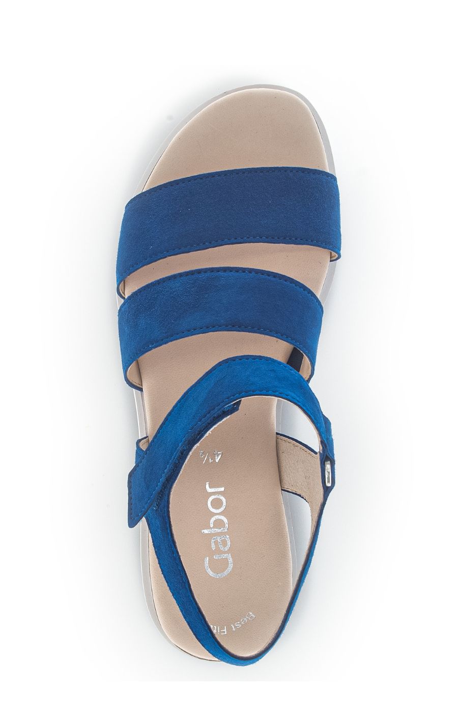 Gabor Platform Sandal in Blue - Wardrobe Plus