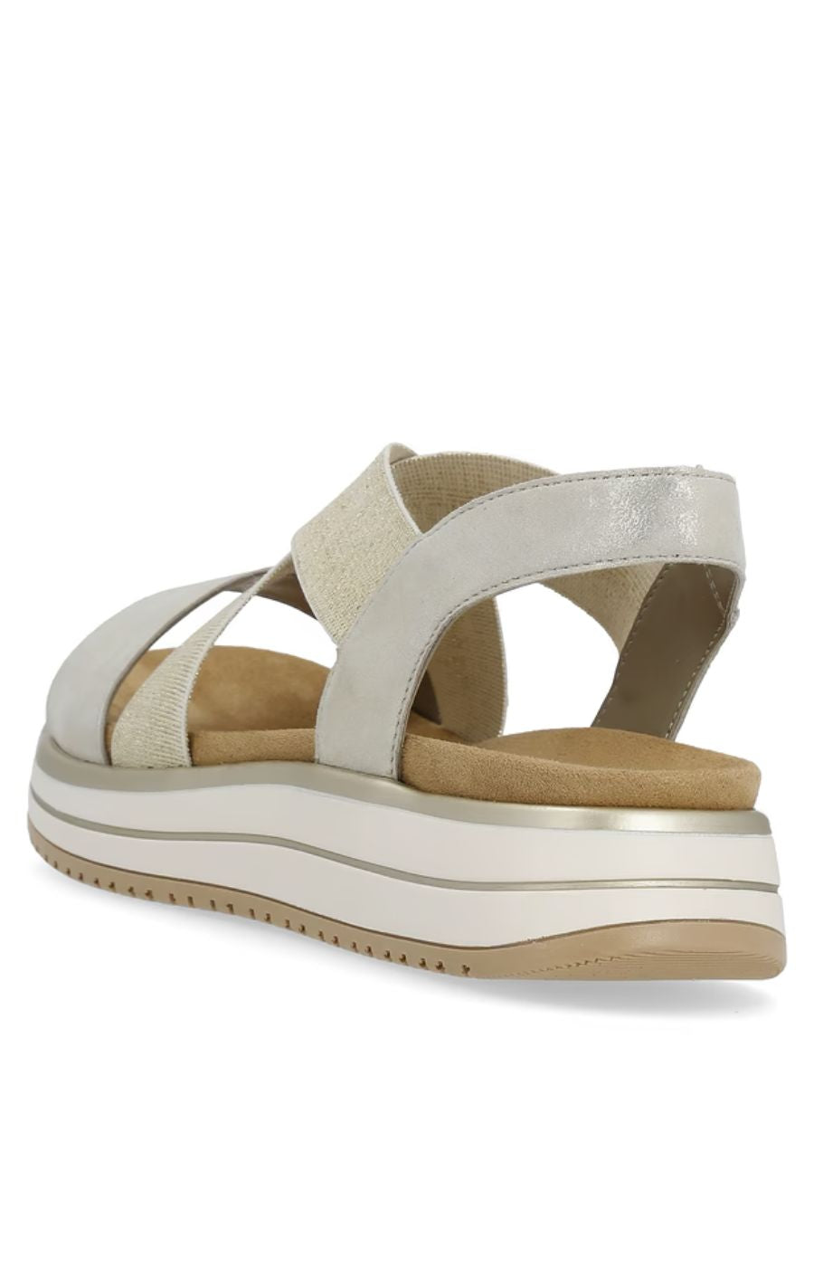Remonte Strappy Sandal in Gold