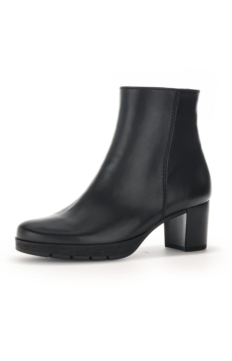 Gabor Platform Ankle Boots in Black