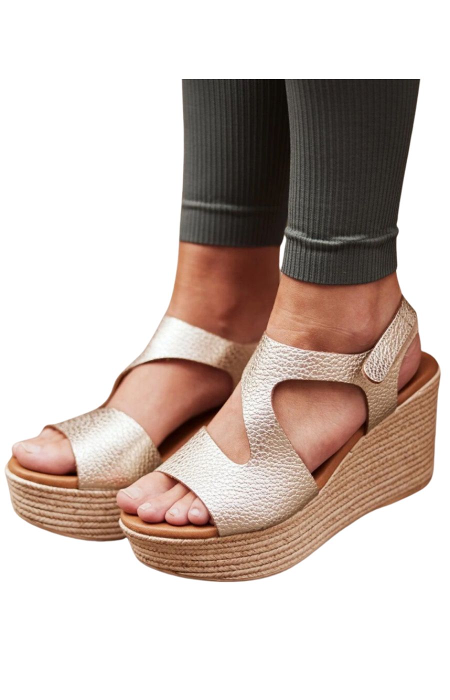 Tim & Simonsen Wedged Heel in Platino