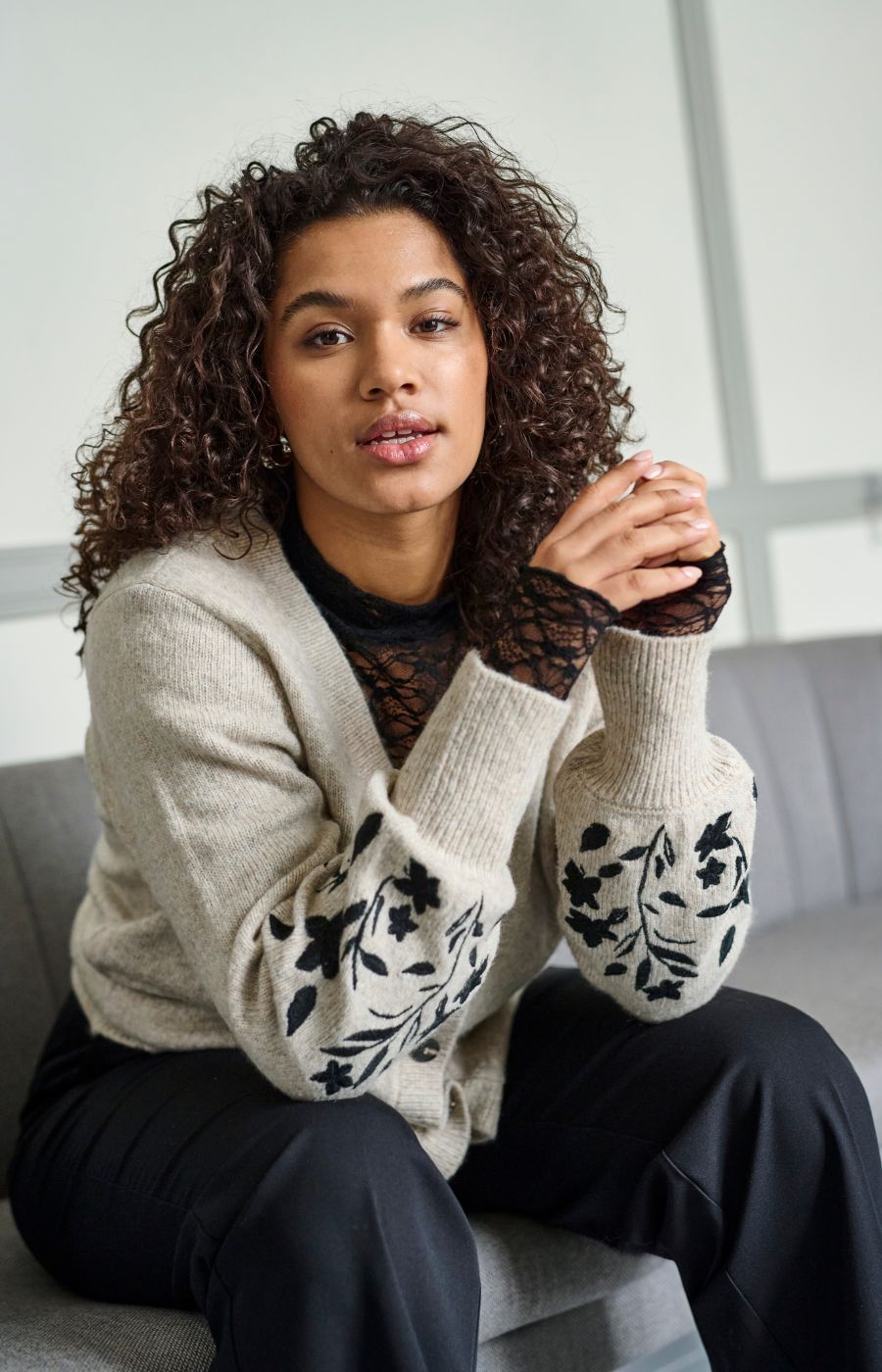Kaffe Curve Lissetta Knit Cardigan