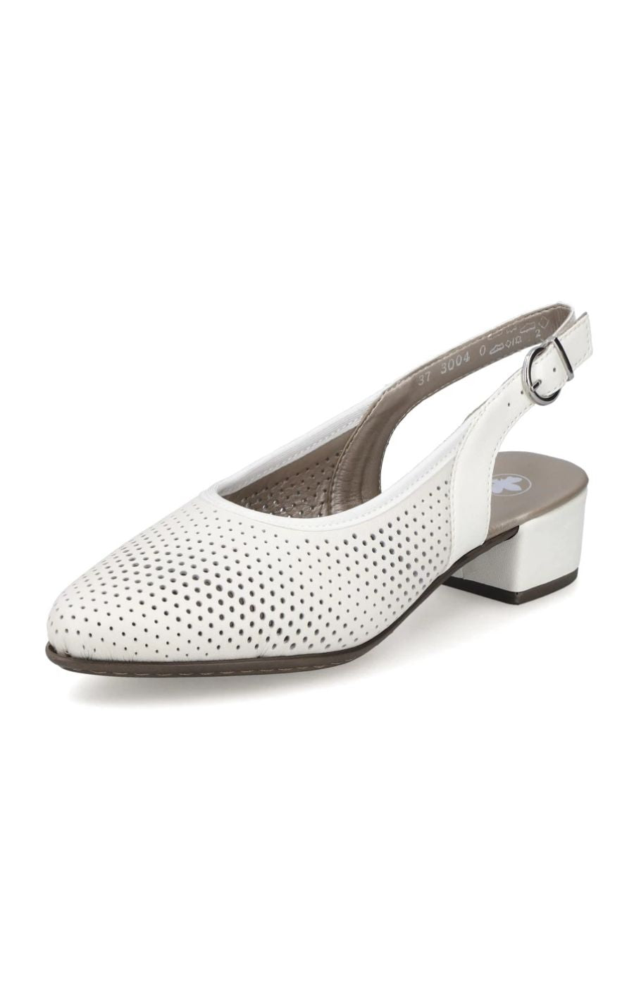 Rieker Slingback Pumps in White