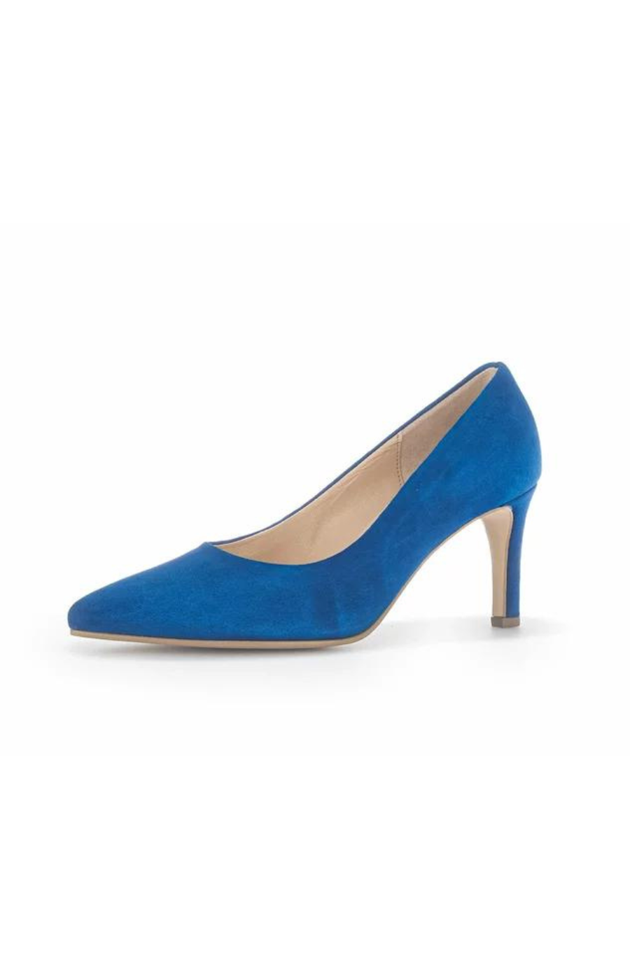 Gabor Court Shoe in Blue - Wardrobe Plus