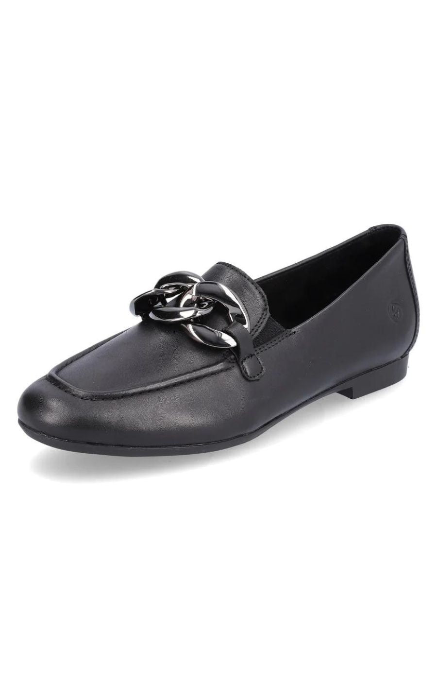 Remonte Chain Loafer in Black