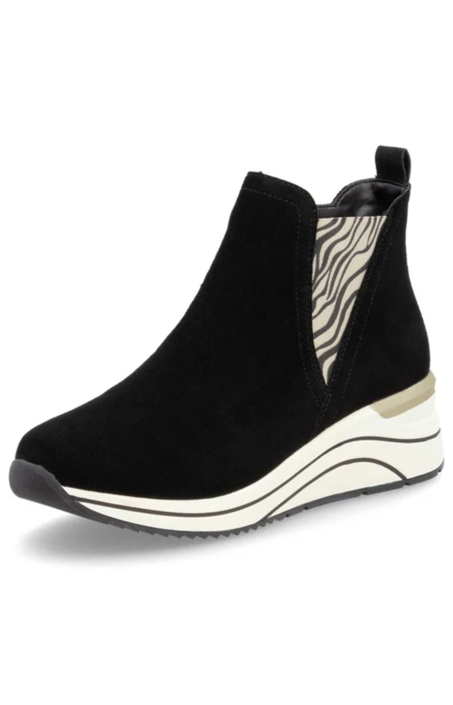 Remonte Zebra Print Ankle Boot