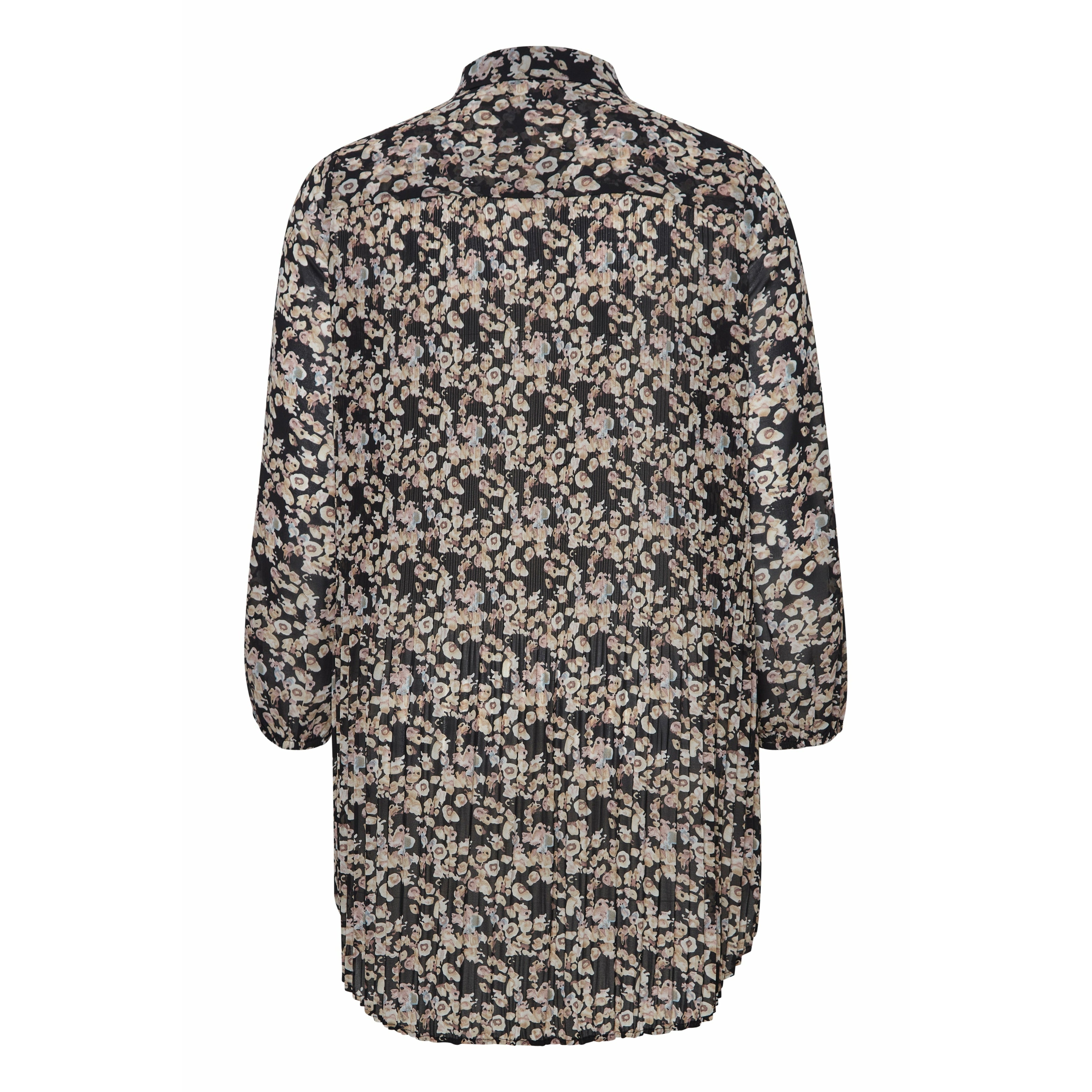 Fransa Plus Pleat Detail Tunic - Wardrobe Plus