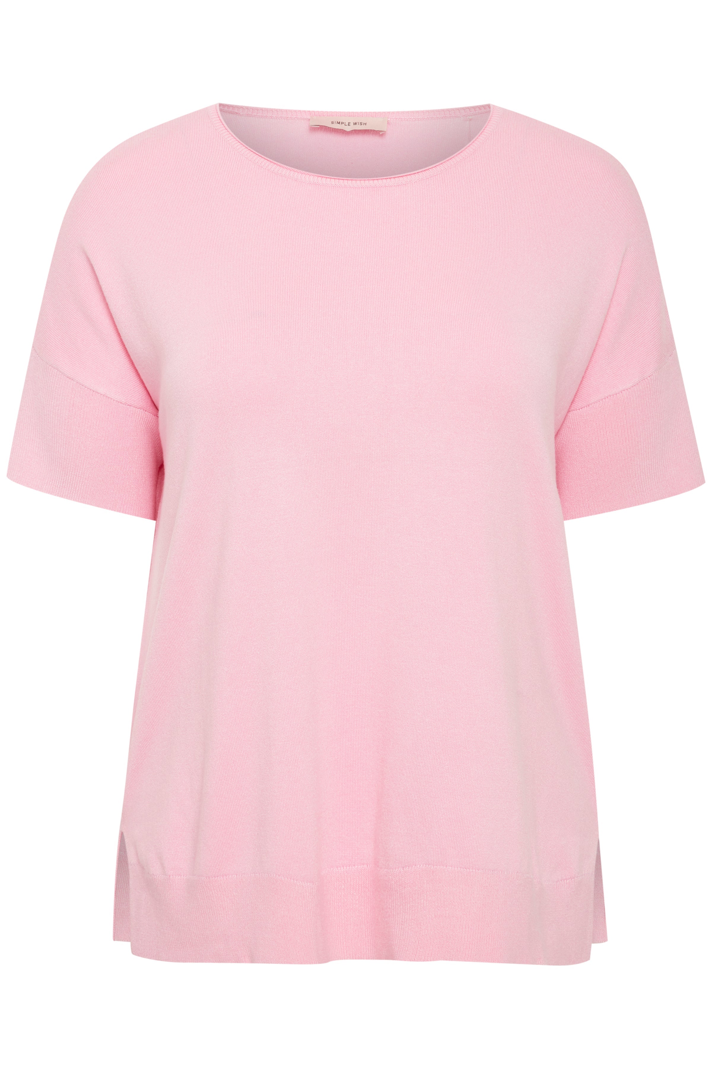 Simple Wish Clia Knitted Top in Pink