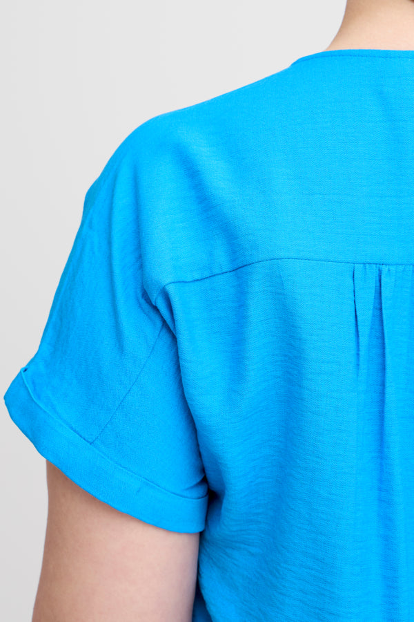 Simple Wish Hot Blouse in Blue