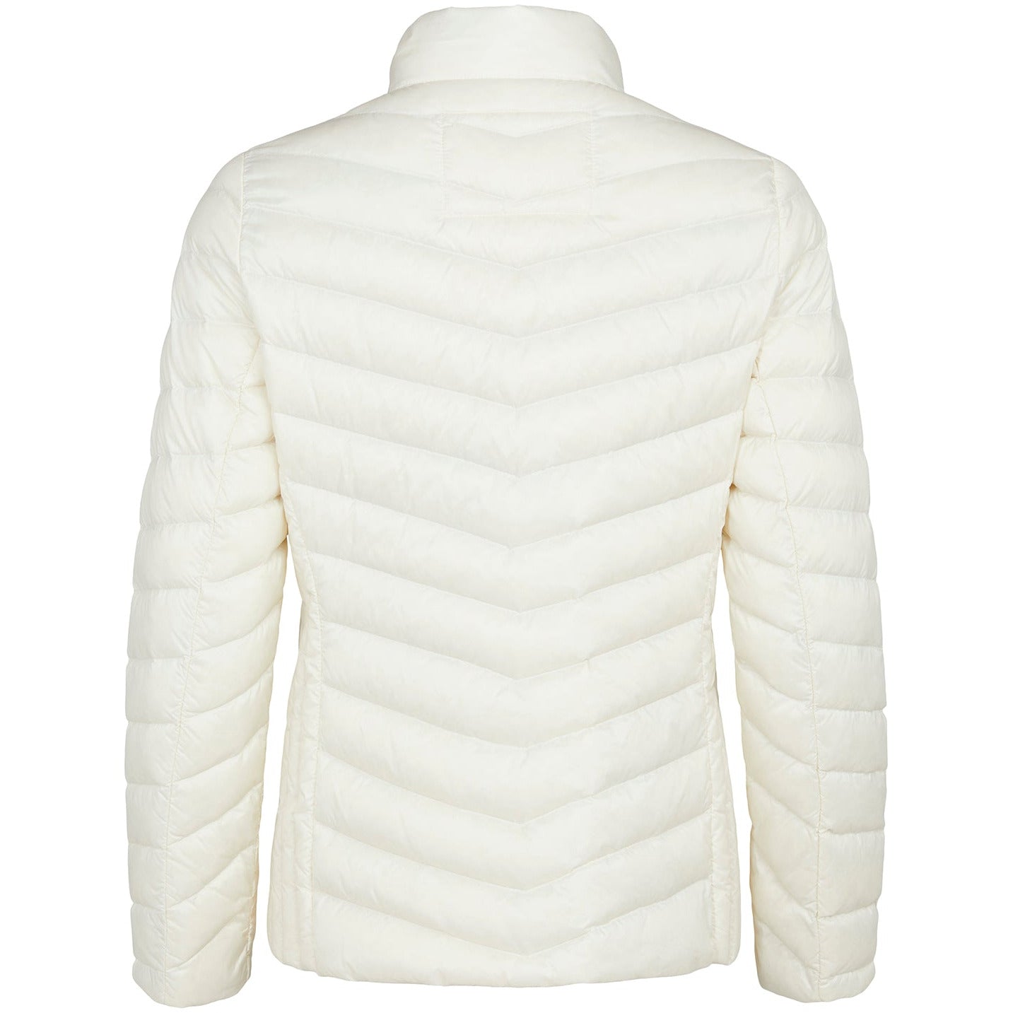 Frandsen Short Padded Jacket in Cream - Wardrobe Plus