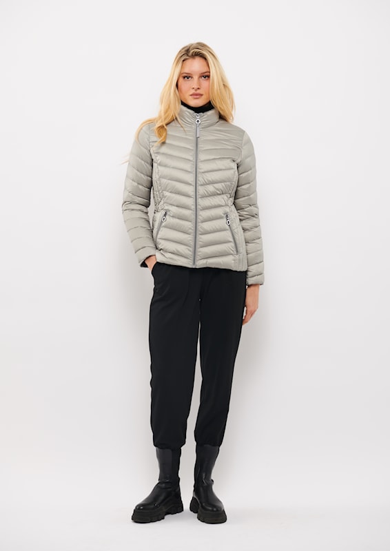 Frandsen Short Padded Jacket in Grey