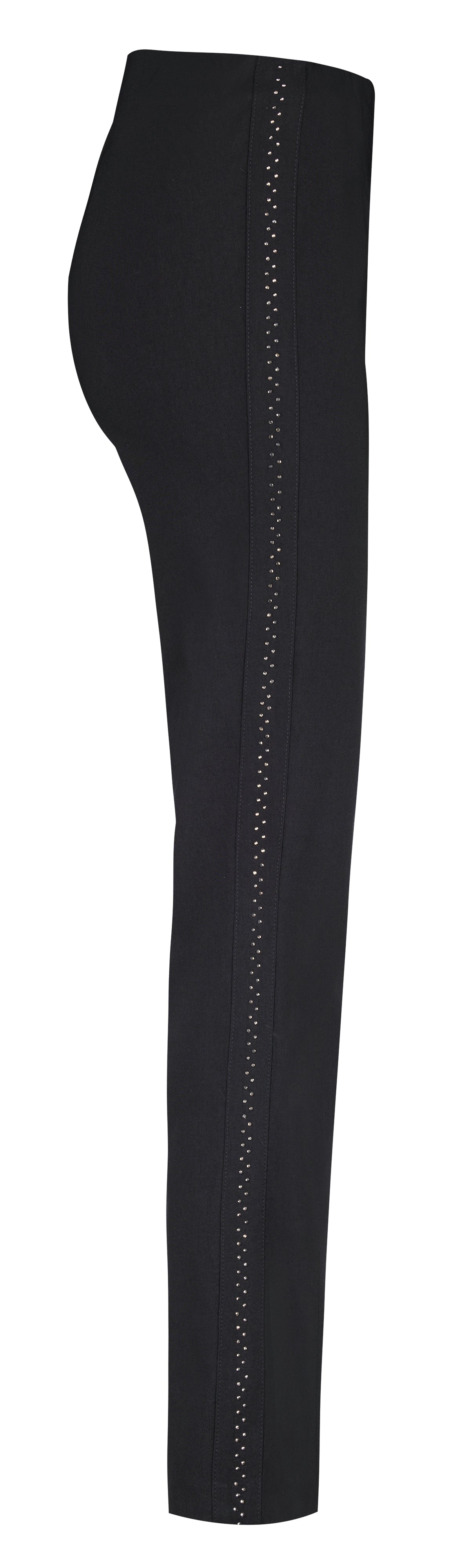 Robell Marie Long - Black with Rhinestone Detail