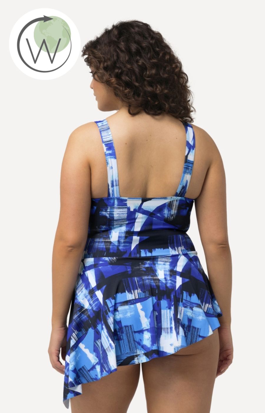 Ulla Popken Geo Swim Dress