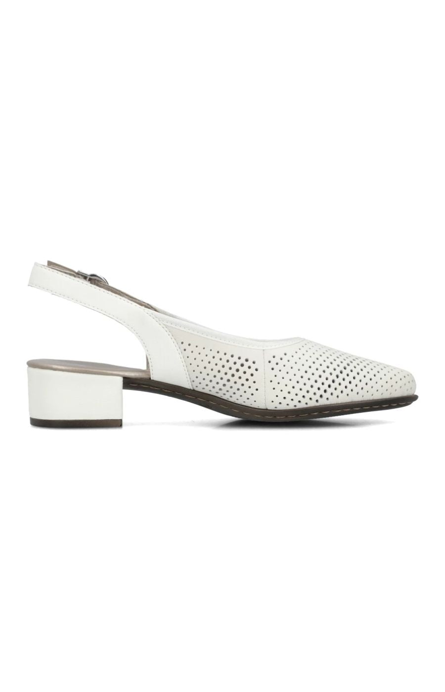 Rieker Slingback Pumps in White