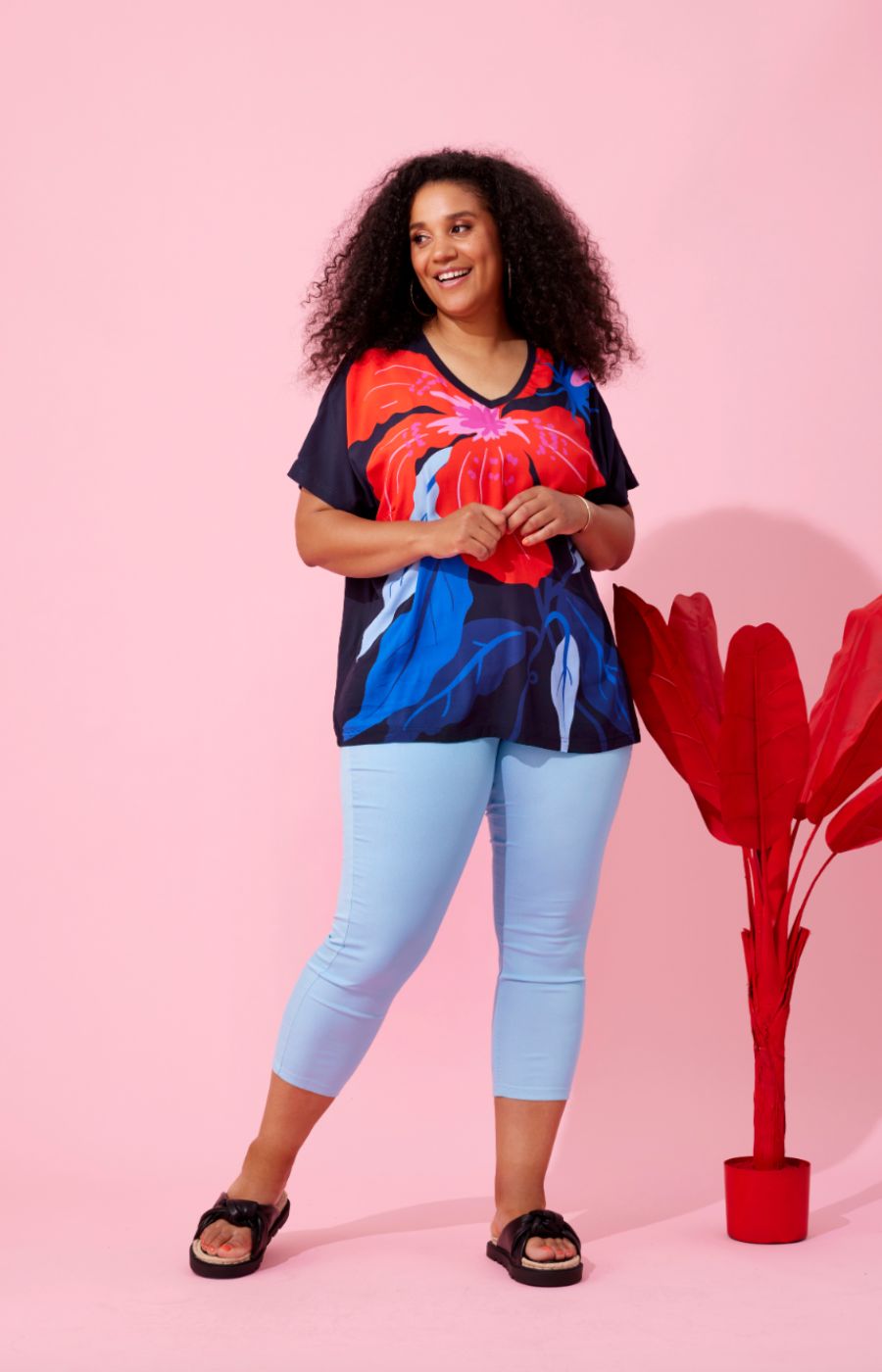 Zhenzi Salma Floral T-Shirt