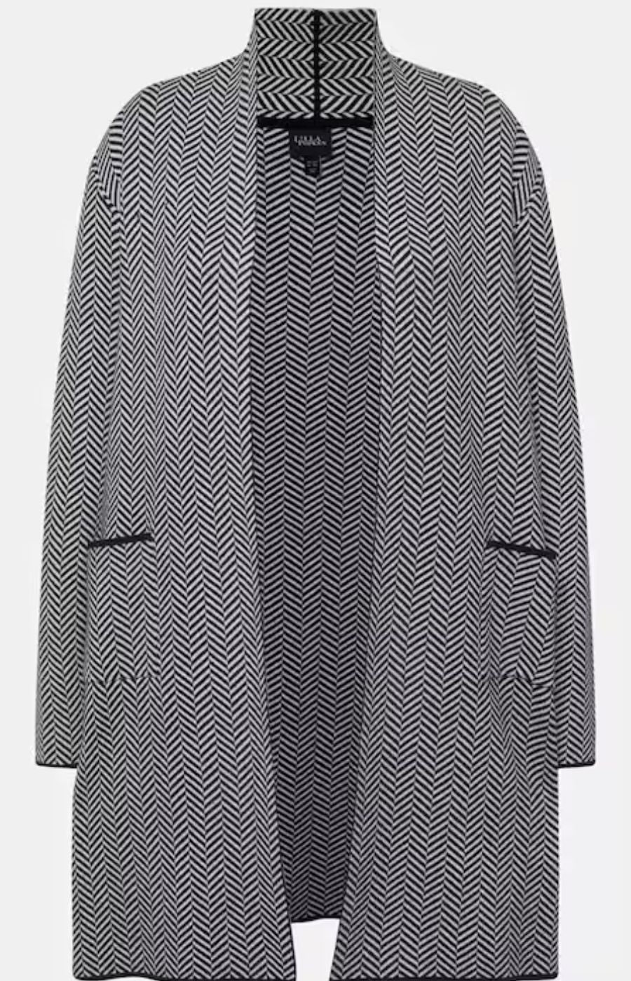 Ulla Popken Herringbone Cardigan