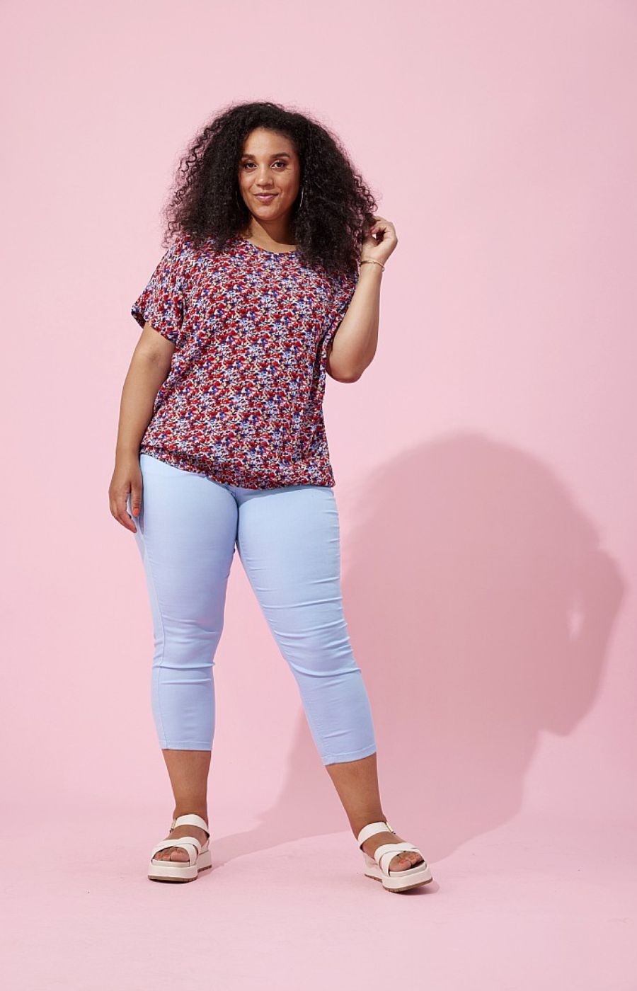 Zhenzi Siena Floral Blouse