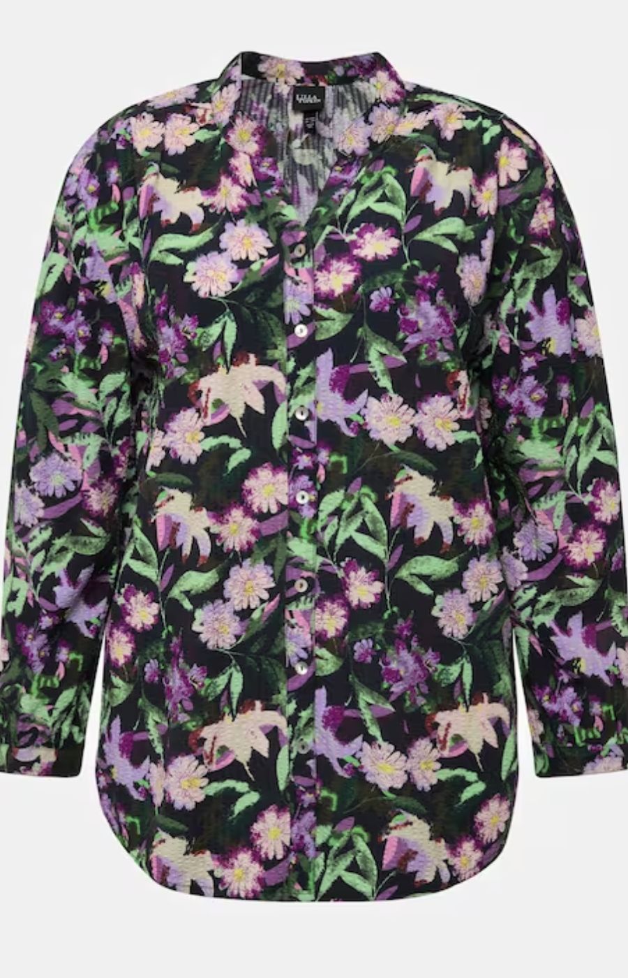 Ulla Popken Blouse in Flower Print