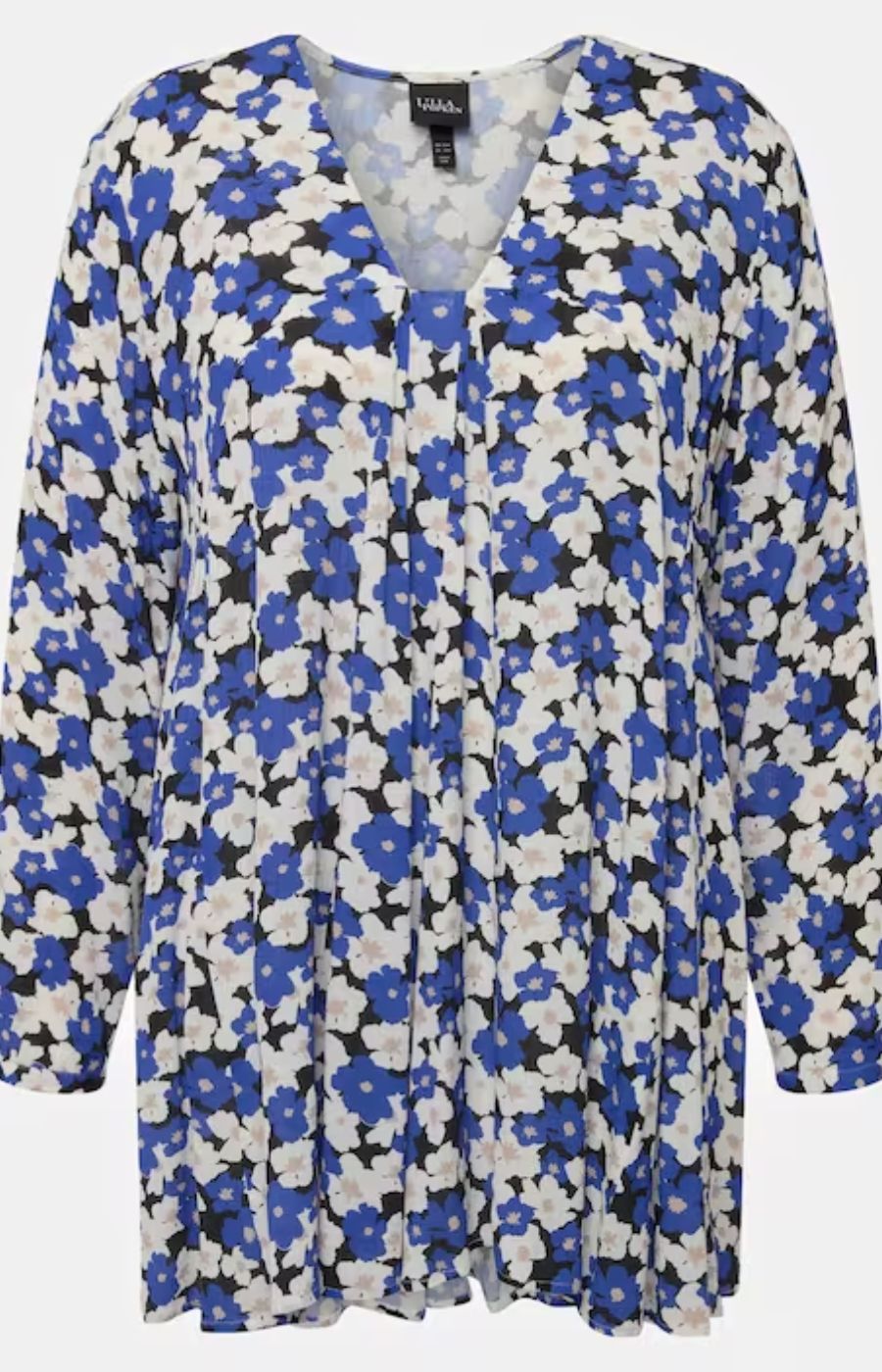 Ulla Popken Flowing Floral Blouse