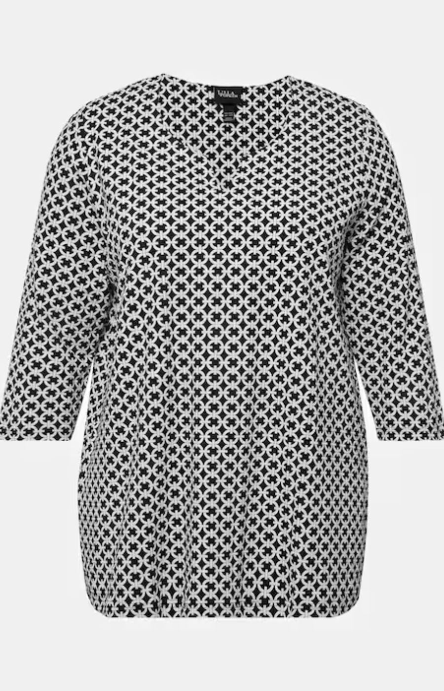 Ulla Popken Link Top in Black