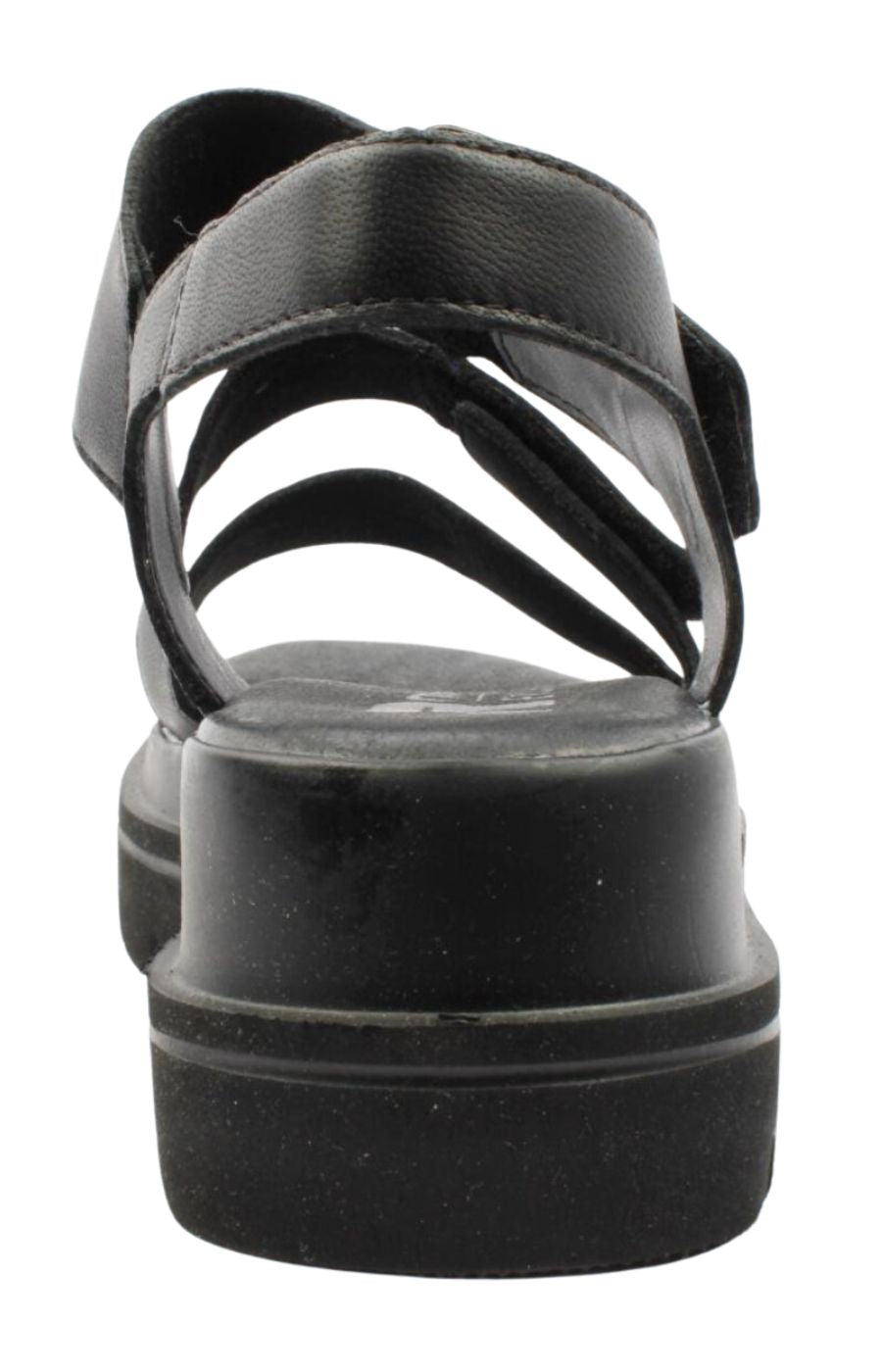 Rieker Black Strapped Sandal
