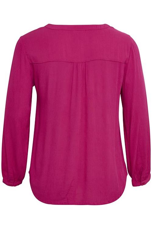 Kaffe Curve Cami Blouse in Pink - Wardrobe Plus