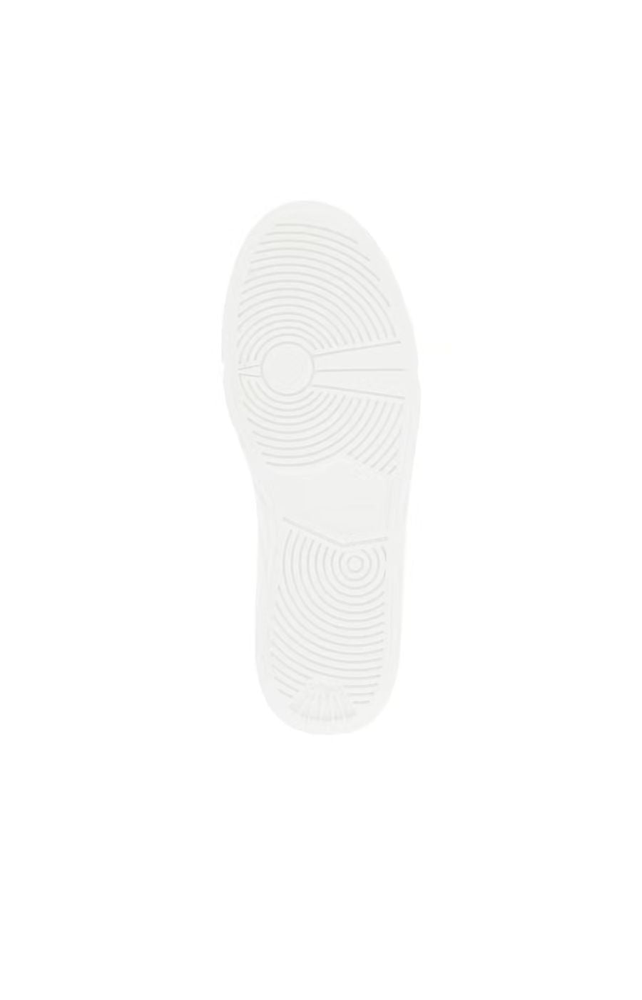 Rieker Trainer in White With Silver