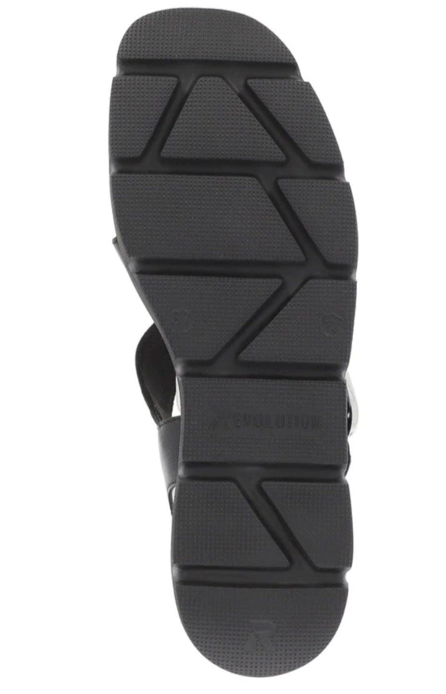Rieker Black Criss Cross Sandal
