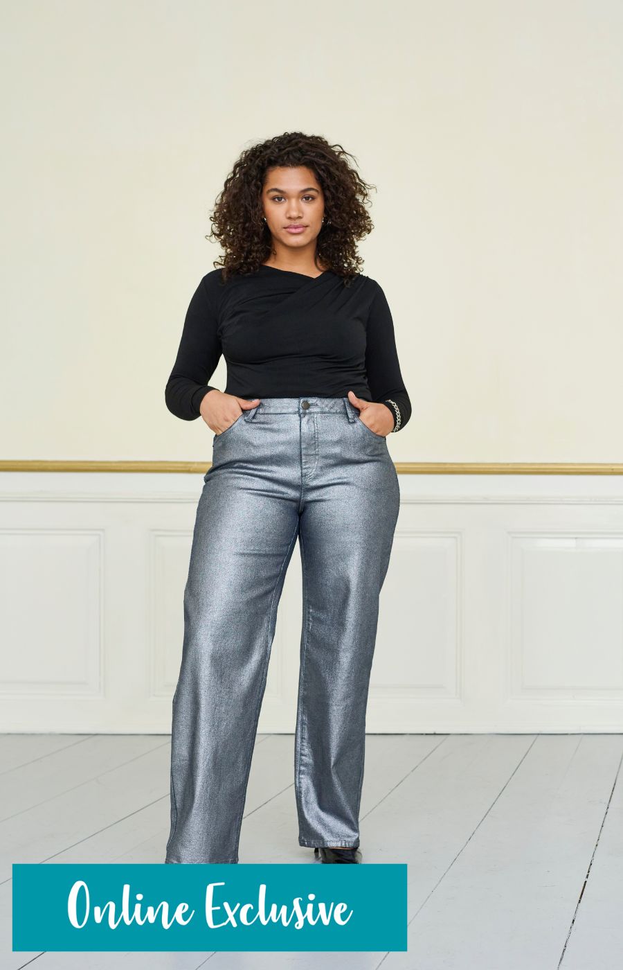 Kaffe Curve Aidi Blouse in Black