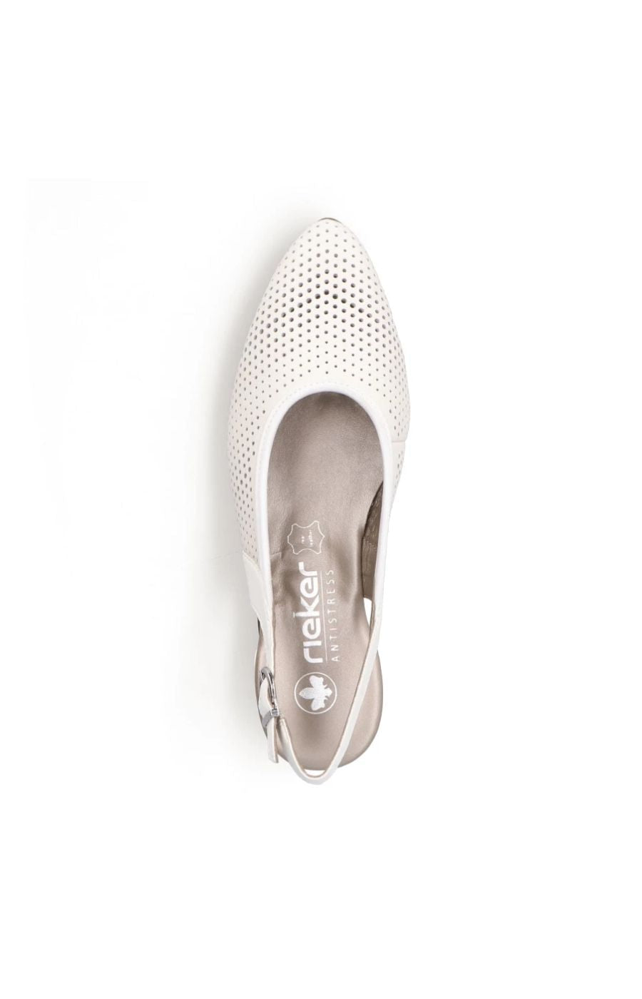 Rieker Slingback Pumps in White