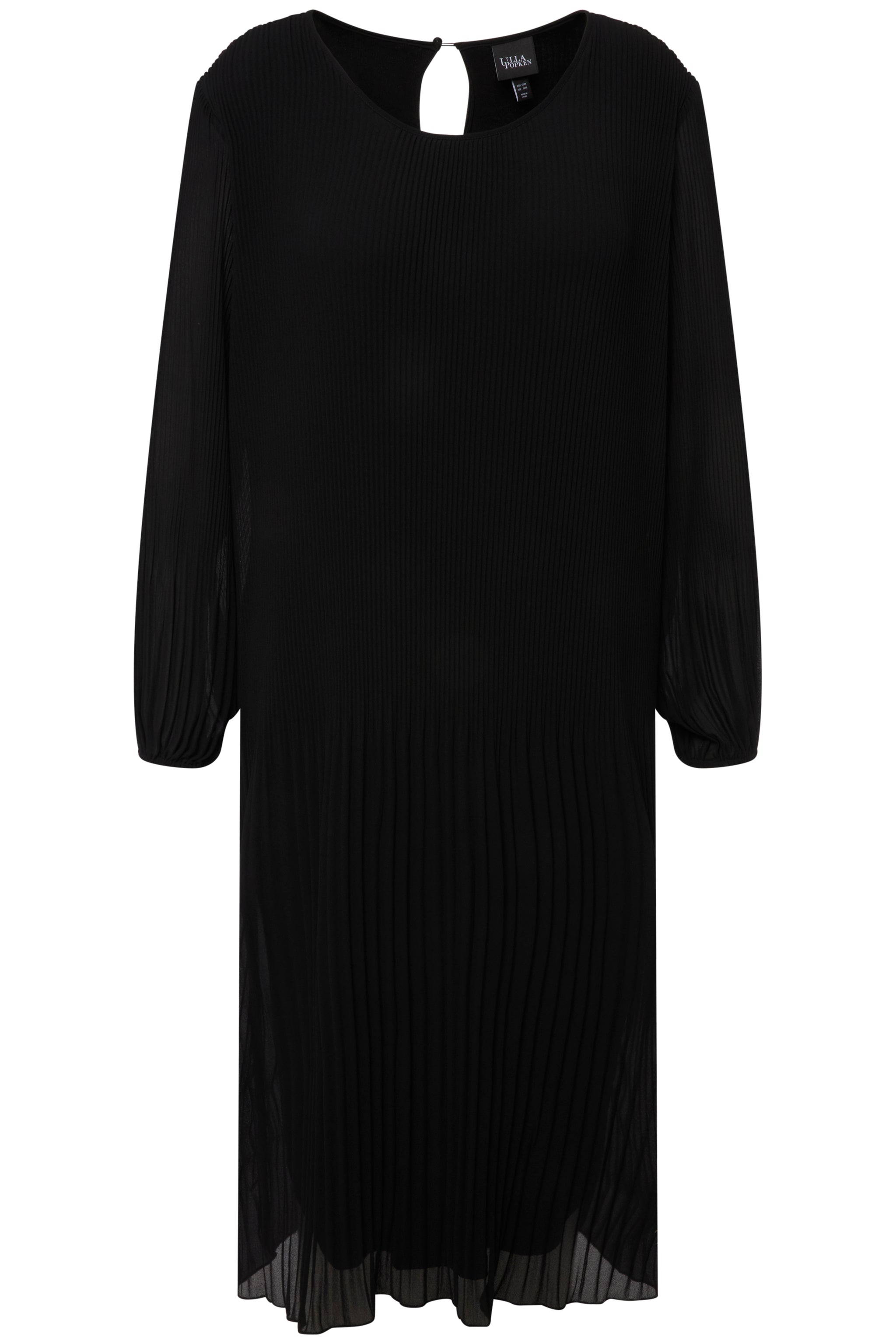 Ulla Popken Chiffon Black Dress