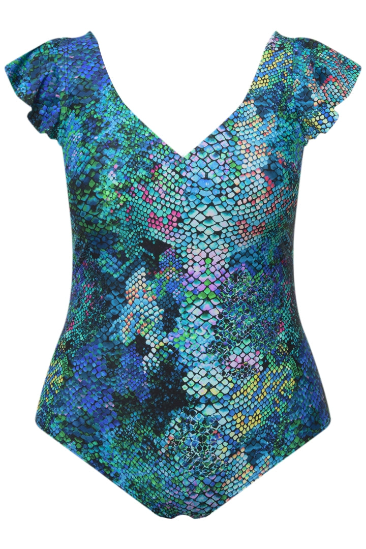 Ulla Popken Snake Print Swimsuit