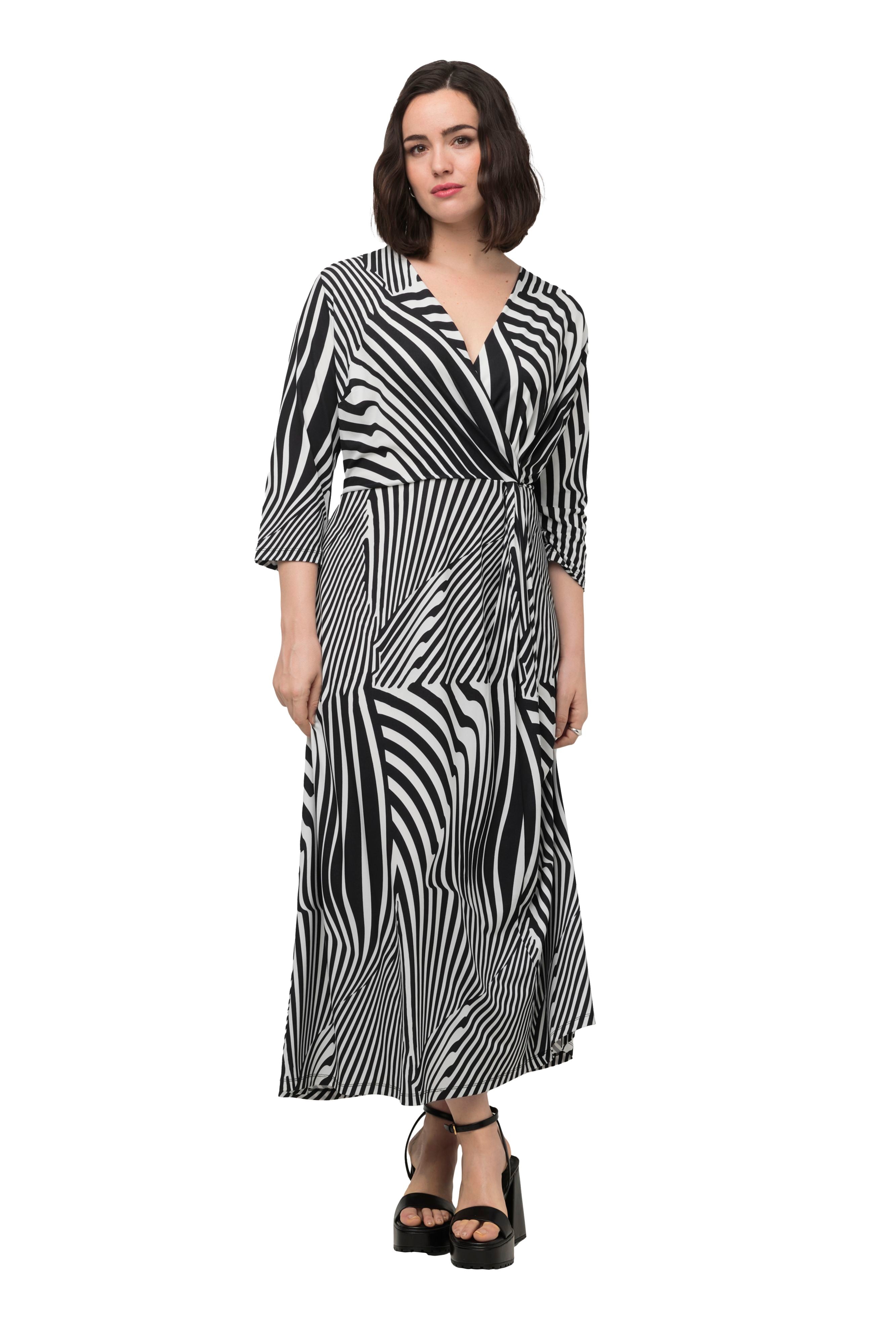 Ulla Popken Illusion Striped Dress